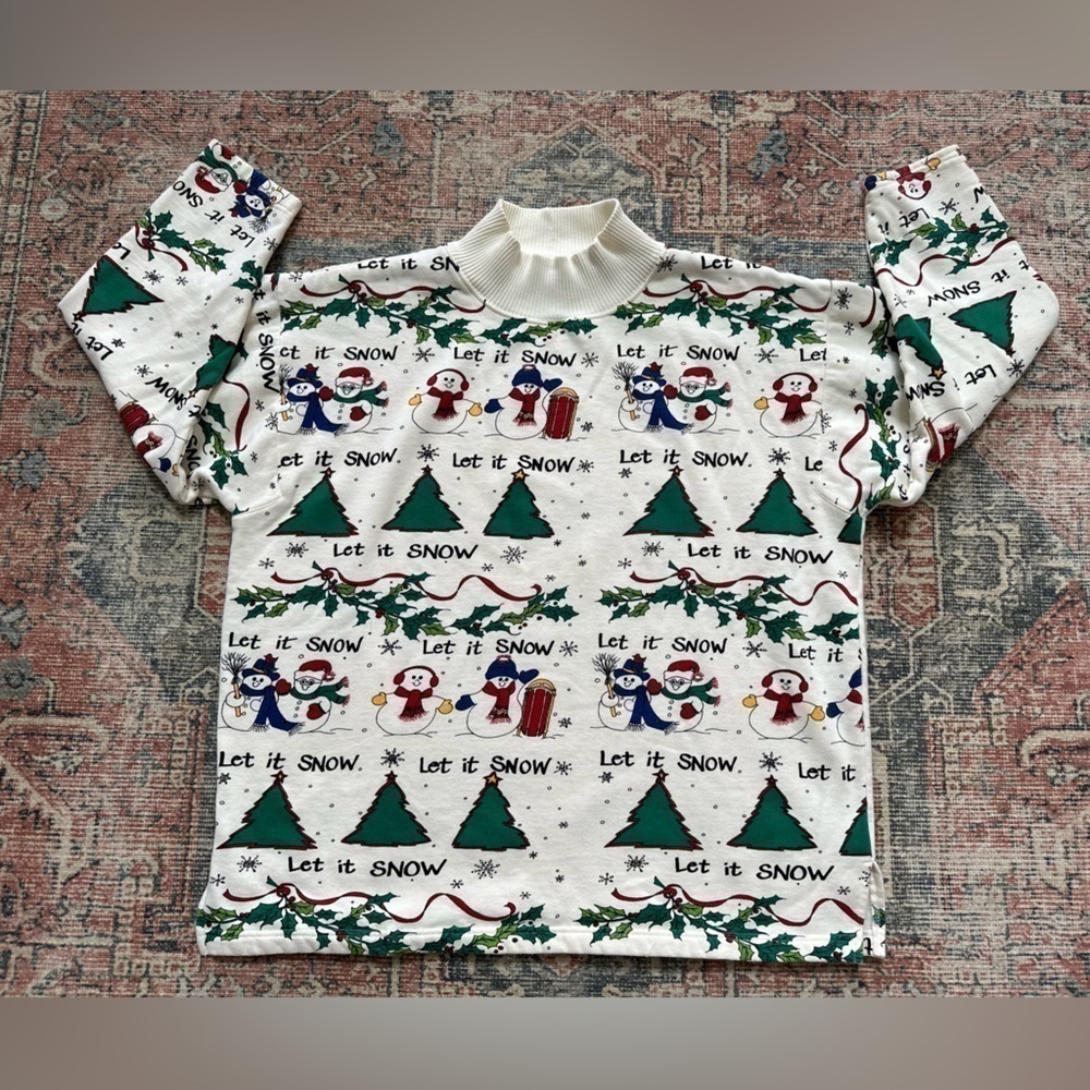 VTG Essential Elements Let it Snow Holiday Sweater/Size XL
